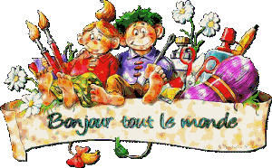 Gifs animés bonjour à tous
